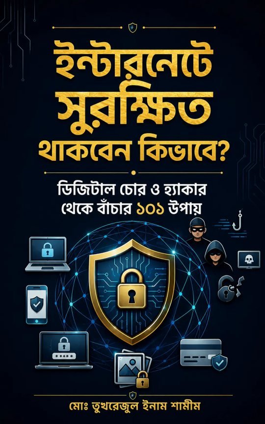 ইন্টারনেটে সুরক্ষিত থাকবেন কিভাবে? — বইয়ের প্রচ্ছদ